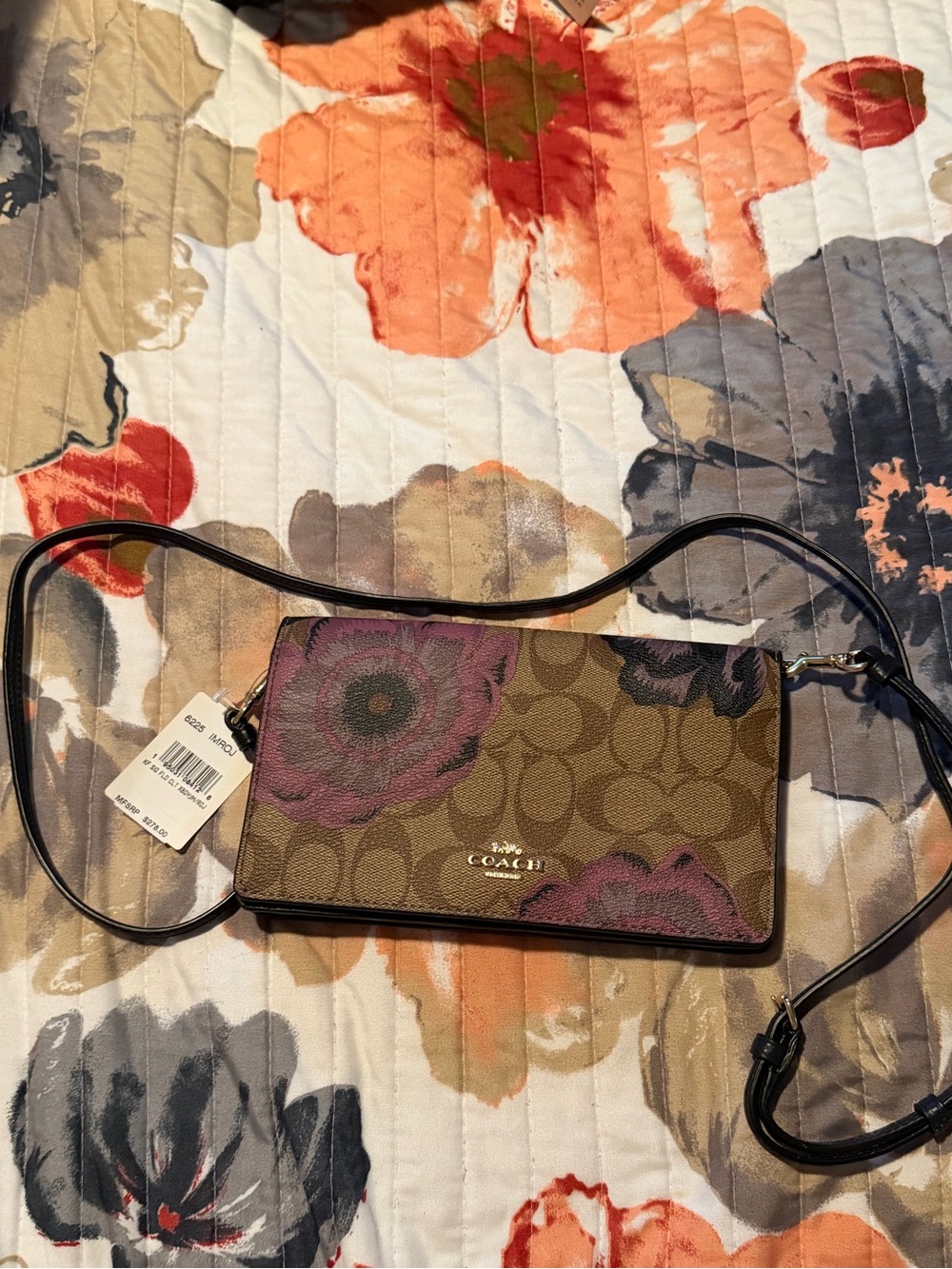 NWT COACH Anna Foldover Crossbody Clutch Purse